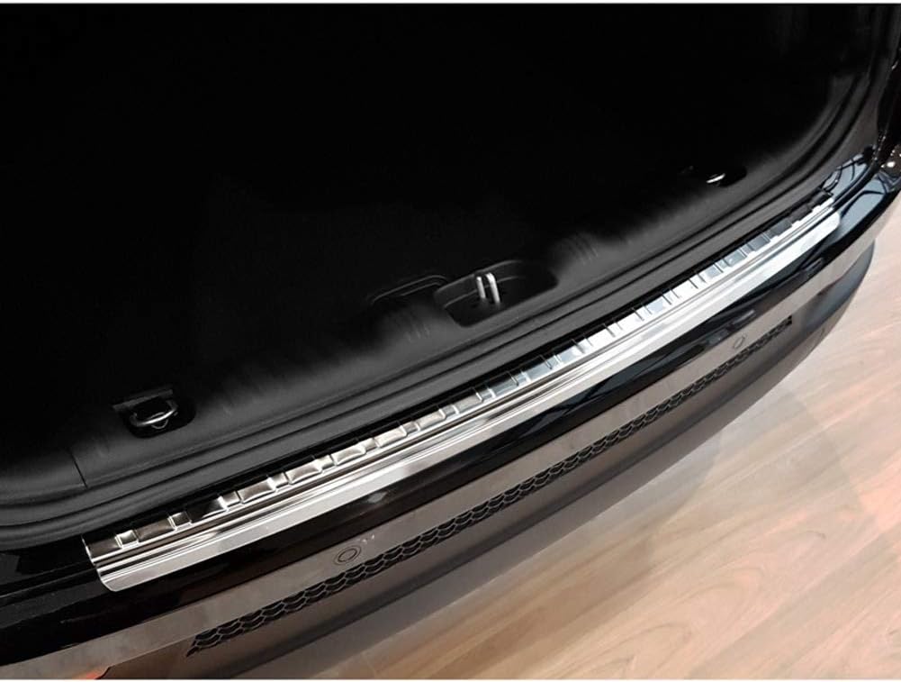 Edelstahl Heckstossstangenschutz kompatibel mit Jeep Compass 2017- 'Ribs'