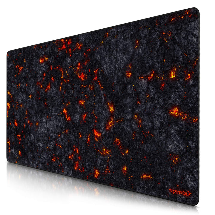 Titanwolf - Übergrösse Mauspad Gaming Titanwolf 1200x600mm XXXL Mousepad gross mit Motiv Tischunterl