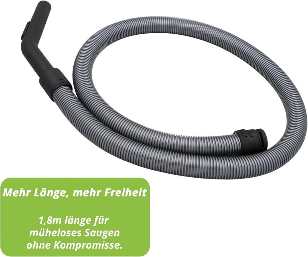 Hochwertiger Schlauch passend für Miele S2, S2000 er Serie (z.B. S 2120), C1 - Top Qualität