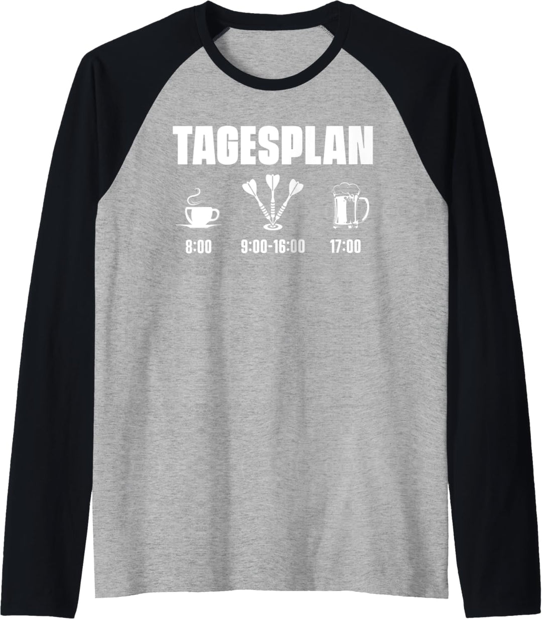Darter Dartspor Dartscheibe Dartpfeil - Tagesplan Dart Raglan