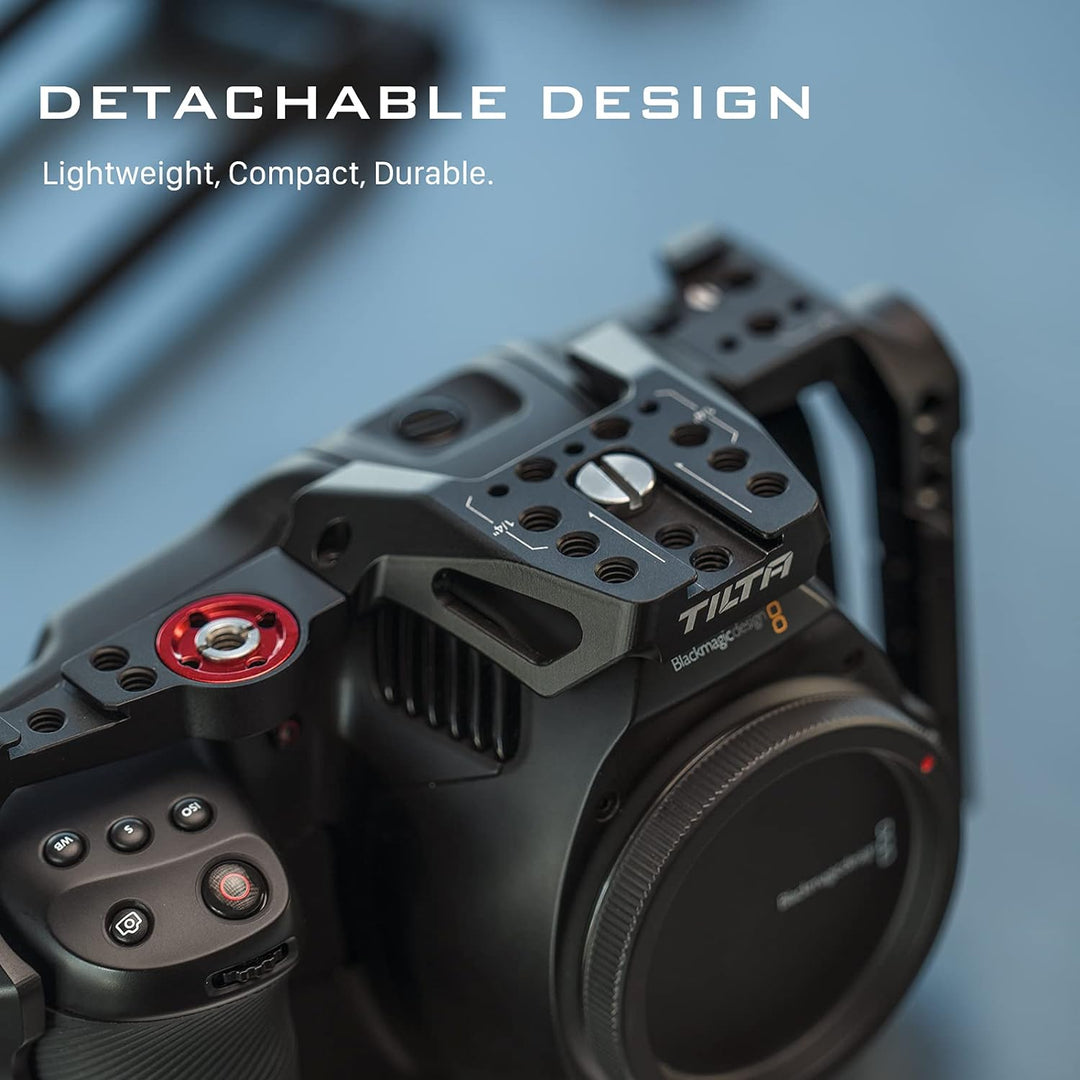 Tilta Vollkamera-Käfig kompatibel mit BMPCC 6K Pro - Schwarz TA-T11-FCC-B, Schwarz