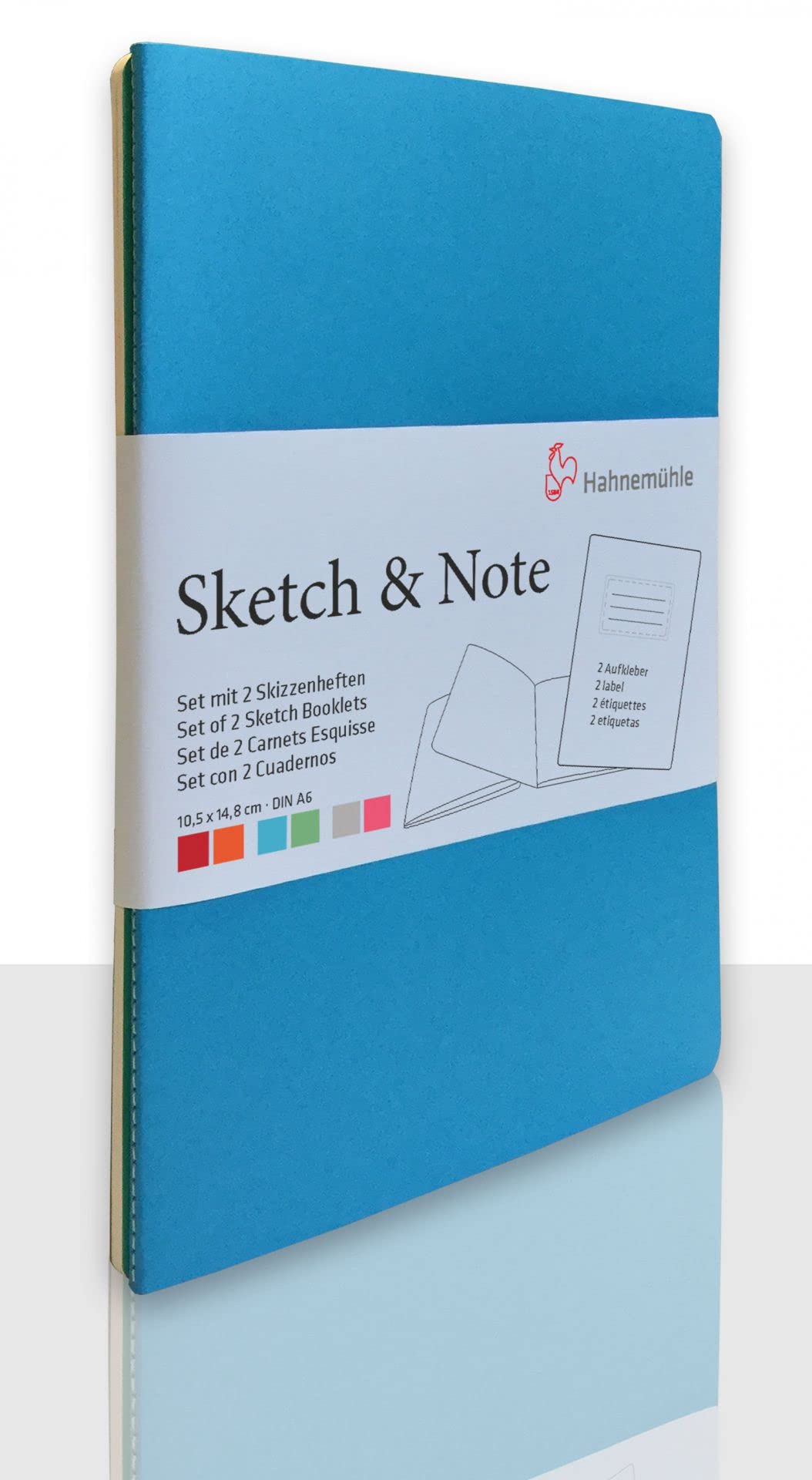 Hahnemühle Sketch & Note, Blue Bundle, DIN A4, 125g/m², 20 Blatt