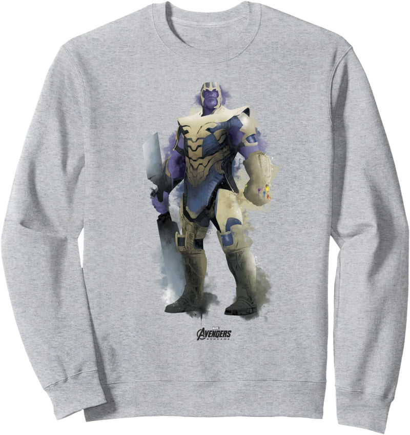 Marvel Avengers: Endgame Thanos Spray Paint Portrait Sweatshirt