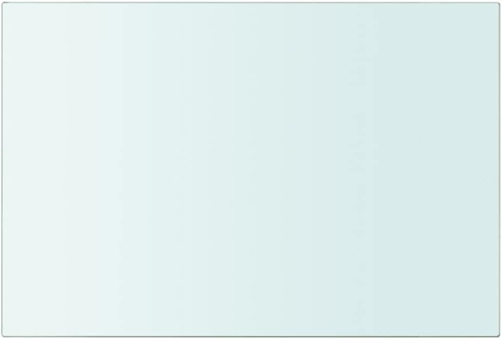 FIRBNUS 2 STK. Hängeregal 20x25x0,8 cm Bad Regal Glasregalboden Schwebend Regal Glas Schwebend für W