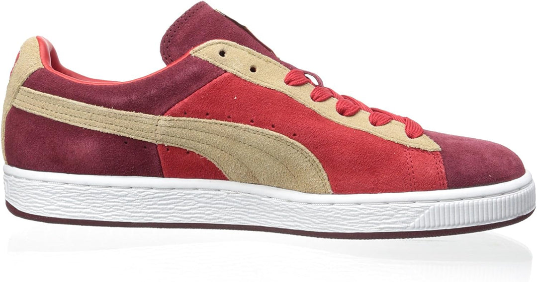 PUMA Jungen Suede Classic Casual Emboss Low-Top Sneaker 42.5 EU Elegant, 42.5 EU Rosso Pomegrante