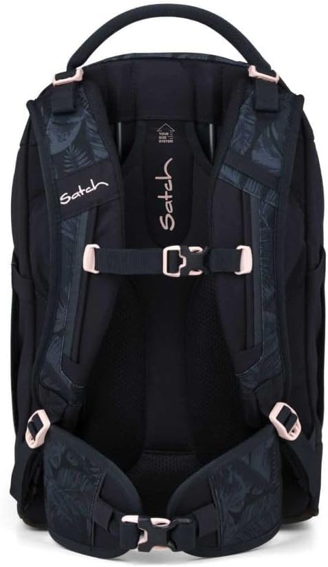 Satch Pack Schulrucksack Set 3tlg. inkl. Schlamperbox und Sporttasche (Midnight Jungle), Midnight Ju