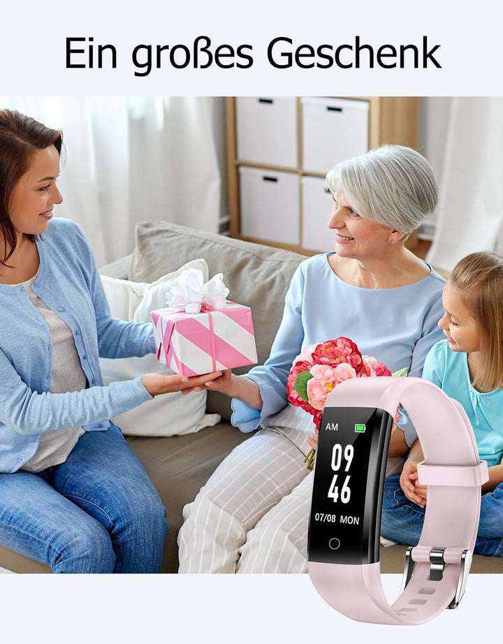 GRV Schrittzähler Uhr Ohne Bluetooth/App/Handy für Damen und Heren,Kinder Fitness Tracker Fitnessuhr
