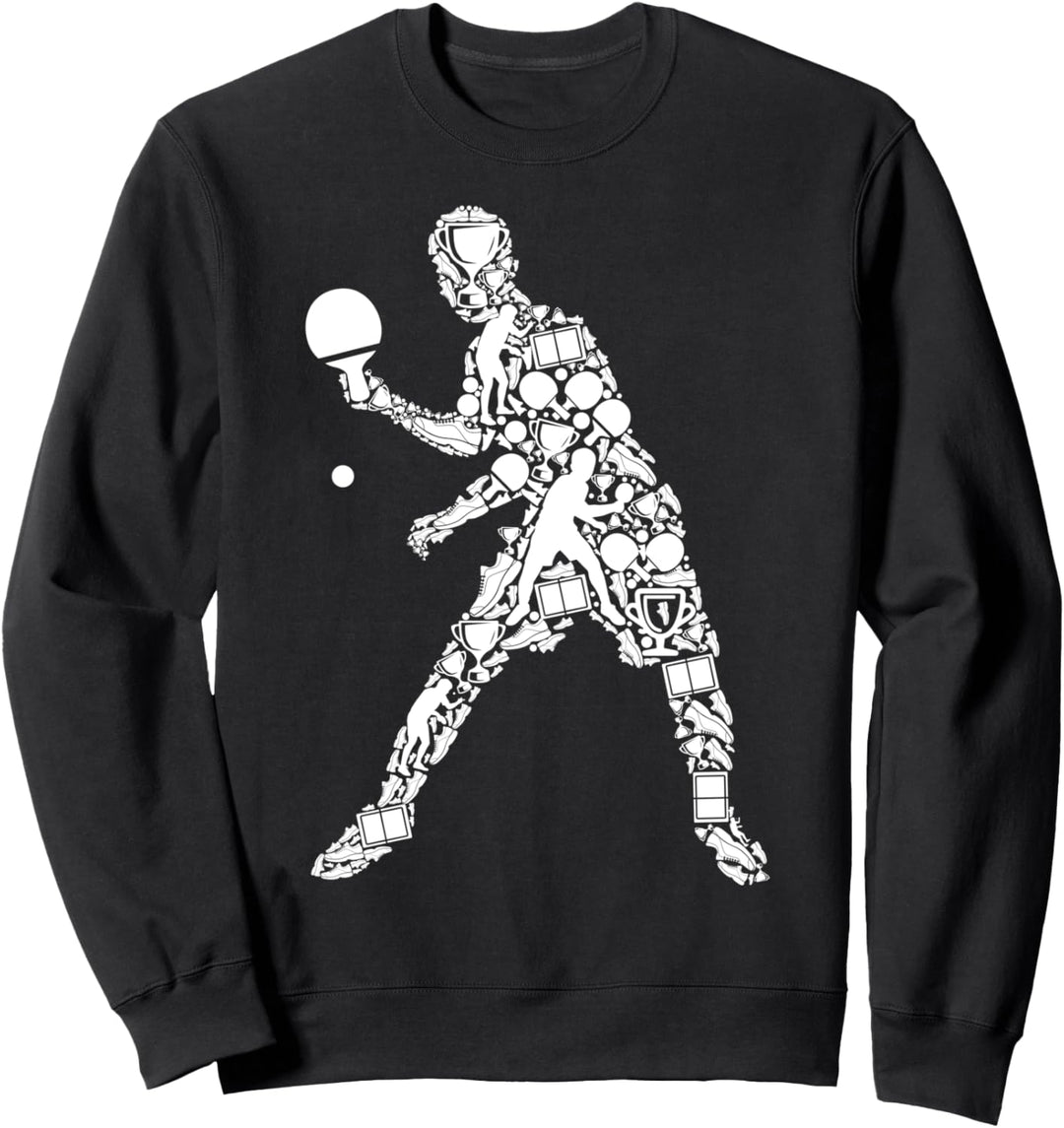 Tischtennis Tischtennisspieler Ping Pong Männer Kinder Sweatshirt