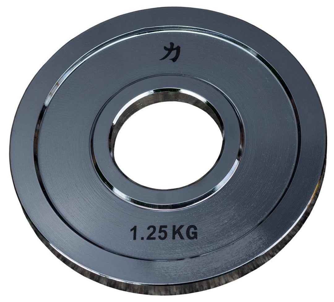 Strength Shop STRENGTHSHOP Olympia-Stahlscheiben, Chrom, 1.25 kg - 5 kg, Paar - - Extra dünn Hantels