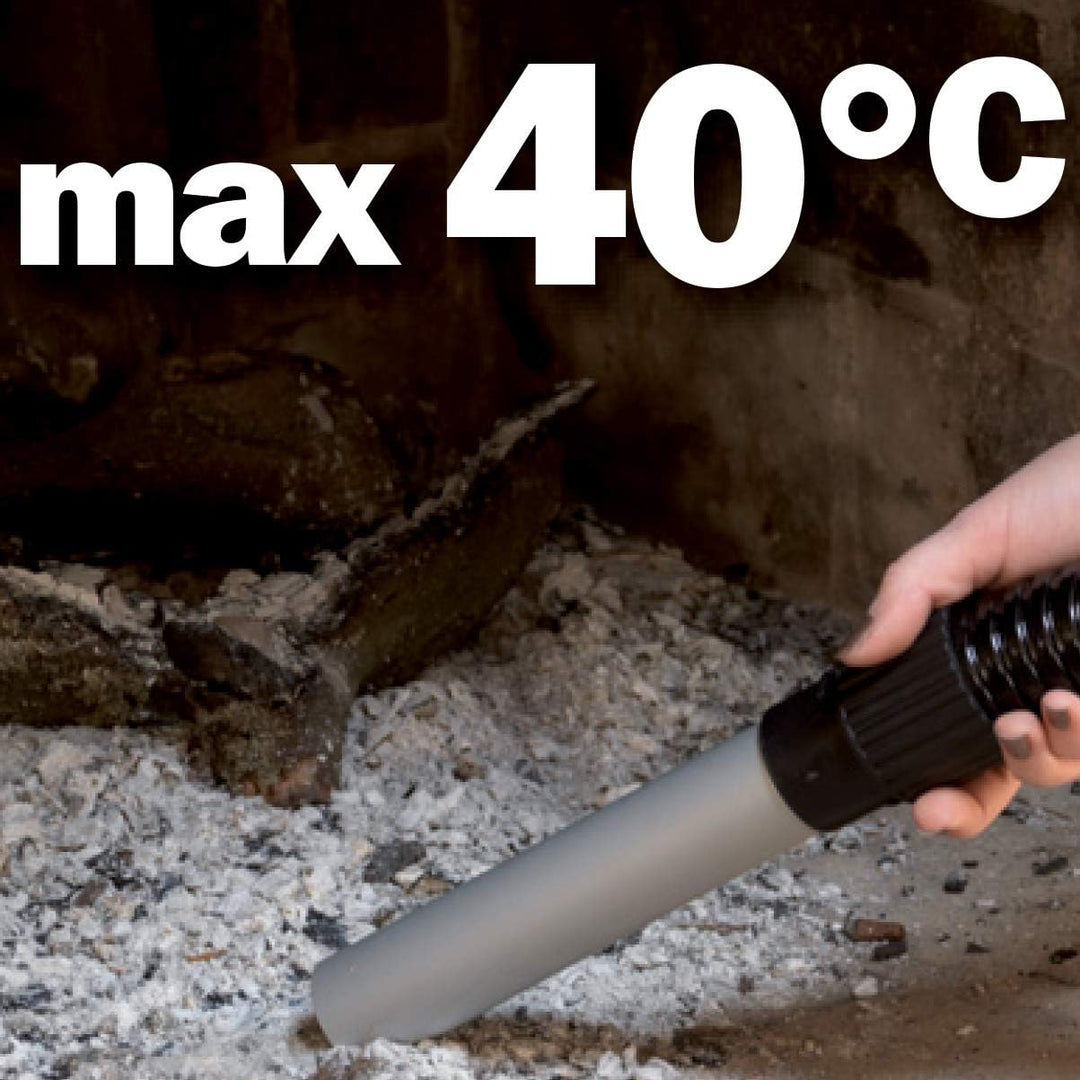 Ribimex Cenehot Pro Aschesauger 1200 W für heisse Asche bis 40 °C, mit hitzebeständigem HEPA-Filter,