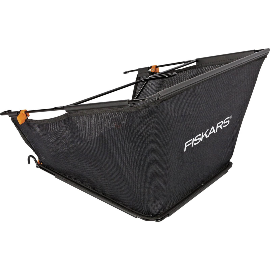 Fiskars Grasfangkorb für Fiskars Spindelmäher StaySharp Max, 18 Liter, StaySharp, Schwarz/Orange, 10