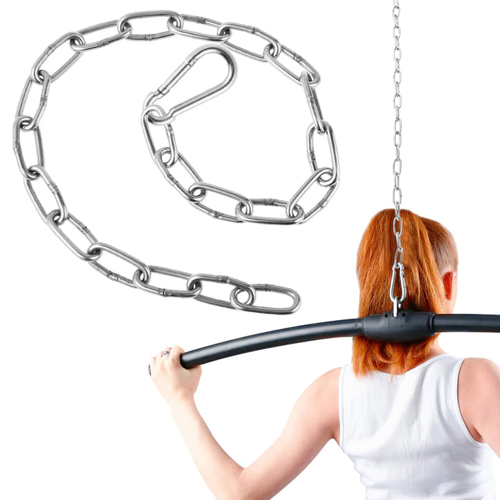 Milisten Trizeps-verlängerungskette Aus Hochwertigem Eisen Pull-down-Kette Mit Doppelgriff Fitnesszu