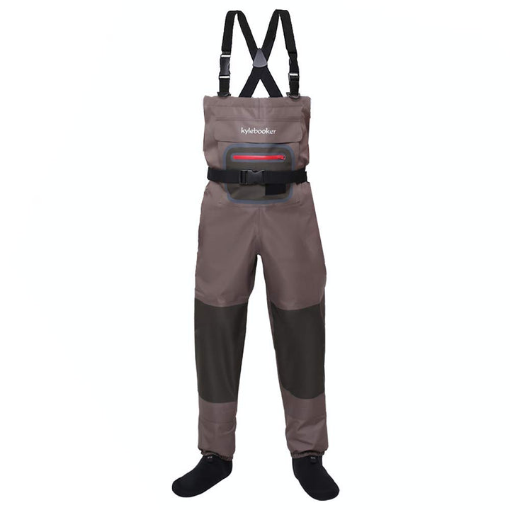 Kylebooker Angler Watvögel Angelhose Wathose Herren Anglerhose Atmungsaktiv Fliegenfischen Angelbekl