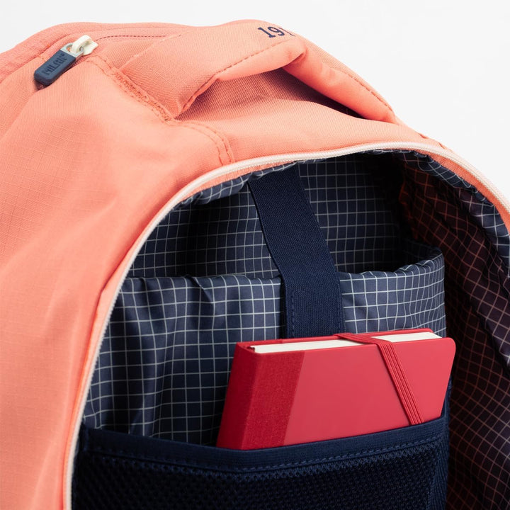 Rucksack mit Rollen, 6 Reissverschlüssen (25L), Serie 1918, Rosa MILAN ®625601SNCP