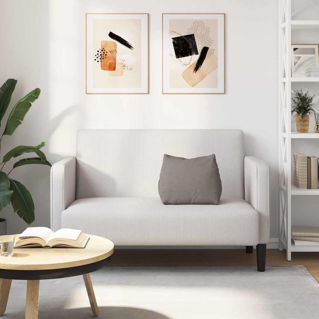 vidaXL Rückenkissen Taupe 45 x 20 x 35 cm Stoff, Kissen für Wohnzimmer, moderner Bezug, abnehmbare B