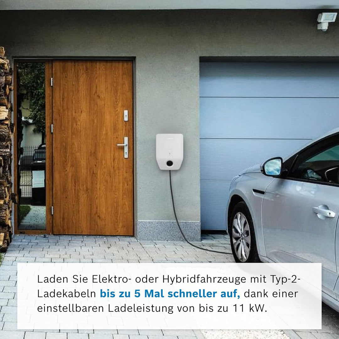 Bosch Power Charge 7000i - Wallbox - bis zu 11 kW - Ladekabel: IEC Typ 2 - inkl. WiFi- und Ethernet-