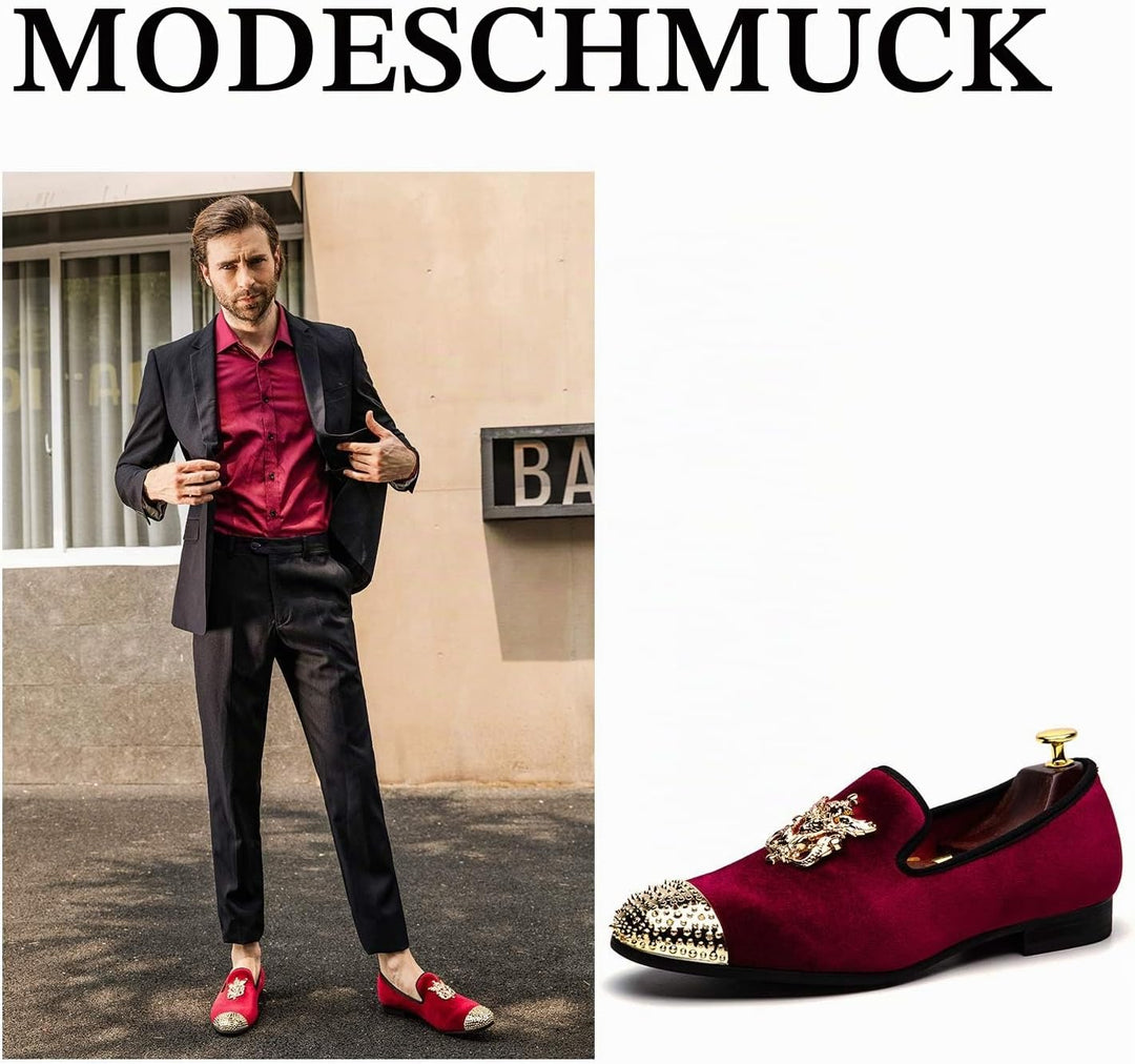 JITAI Herren leichte Schuhe Kunstleder Slipper für Männer und Mode Mokassins Herren Freizeitschuhe 4
