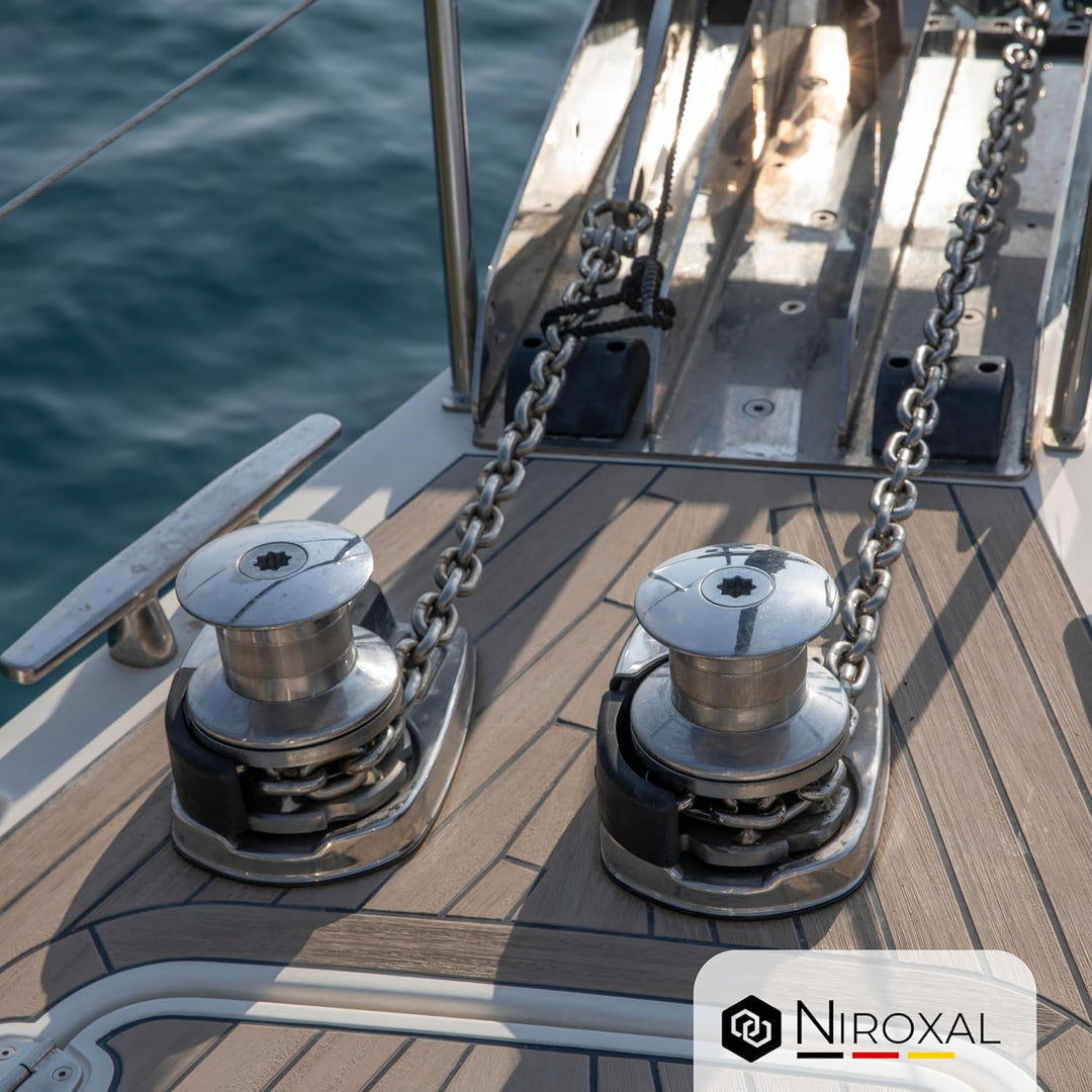 100cm = 1 meter 10mm starke Metallkette Meterware V4A Schaukel Ketten kurzgliedrig am Stück Eisenket