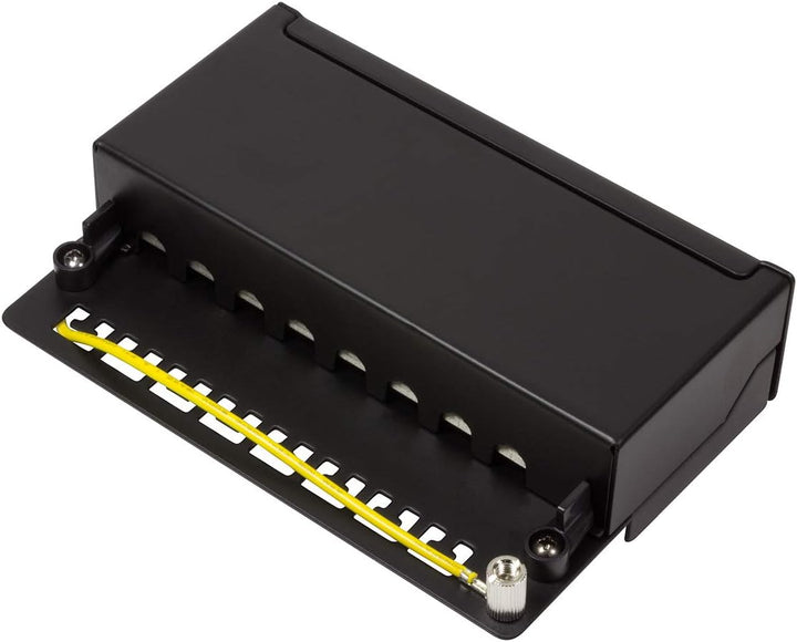 LogiLink Professional Cat.6A (500 MHz) Patchpanel - Verteilerfeld, Tisch/Wand/Desktop, STP (geschirm