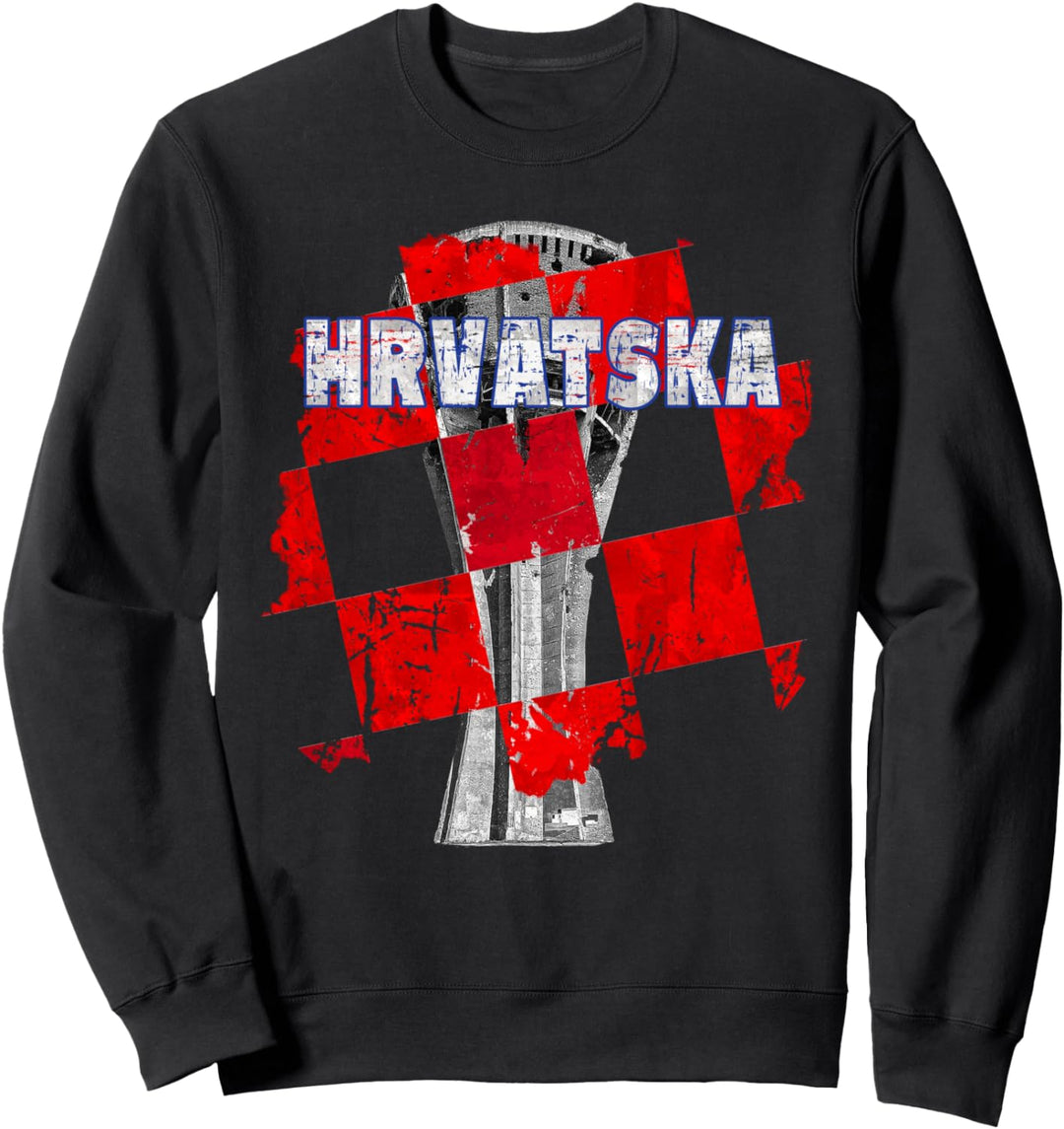 Kroatien Vukovar Vodotoranj Hrvatska Sweatshirt