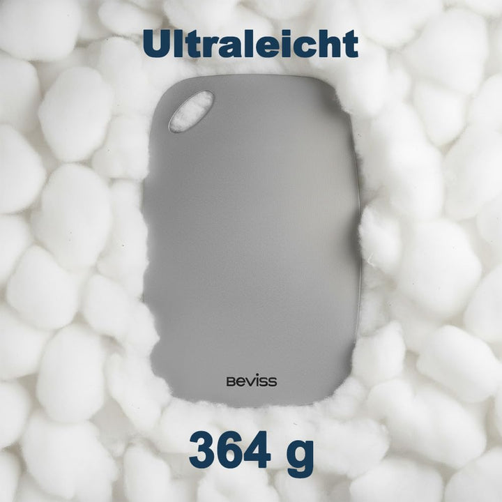 99,85% Reintitan Schneidebrett 29,2×20,3 cm, BPA-frei | Doppelseitig verwendbar, Spülmaschinenfest,