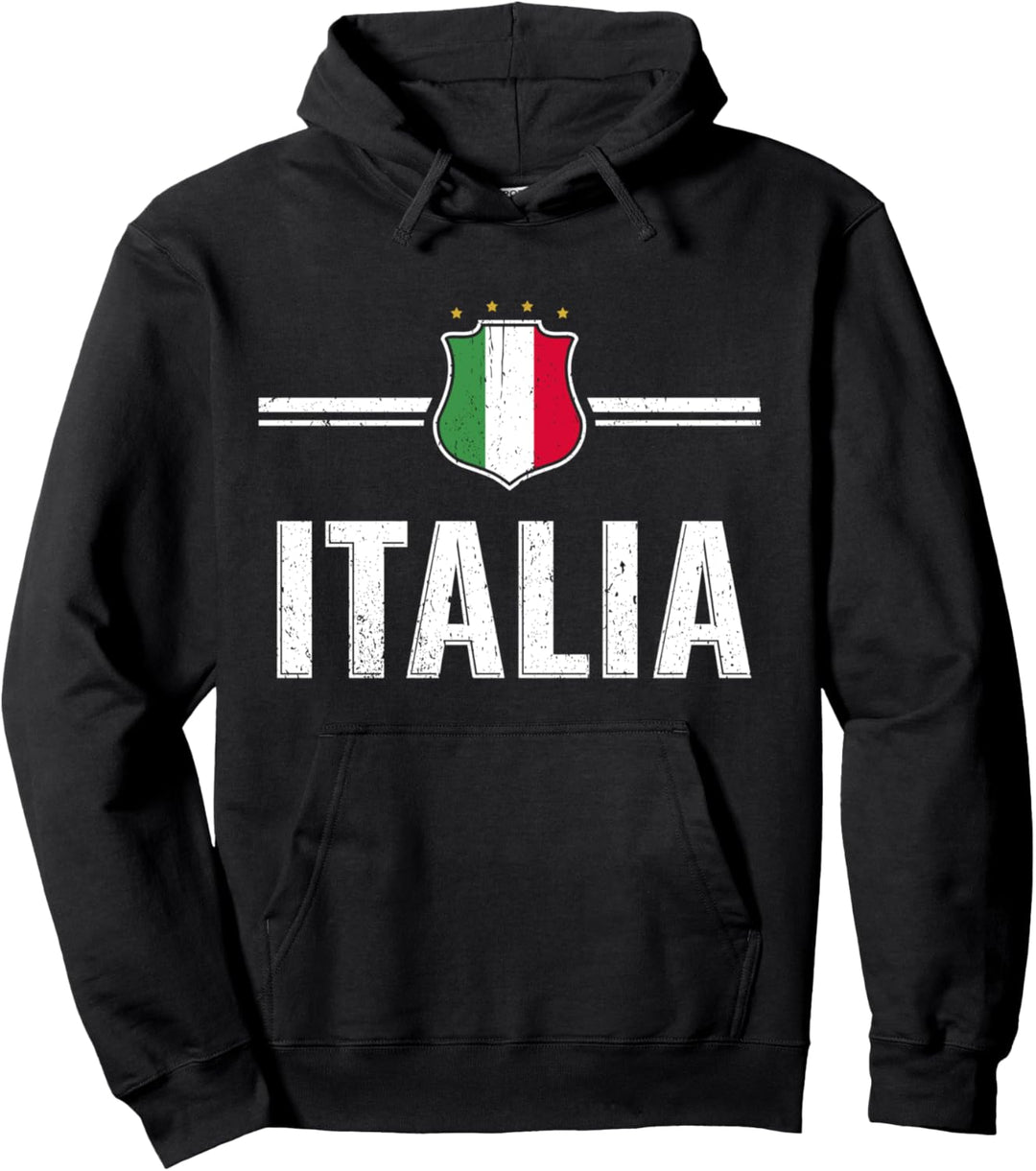 ITALIA Trikot Italienische Flagge Fussball Italien Fan Pullover Hoodie