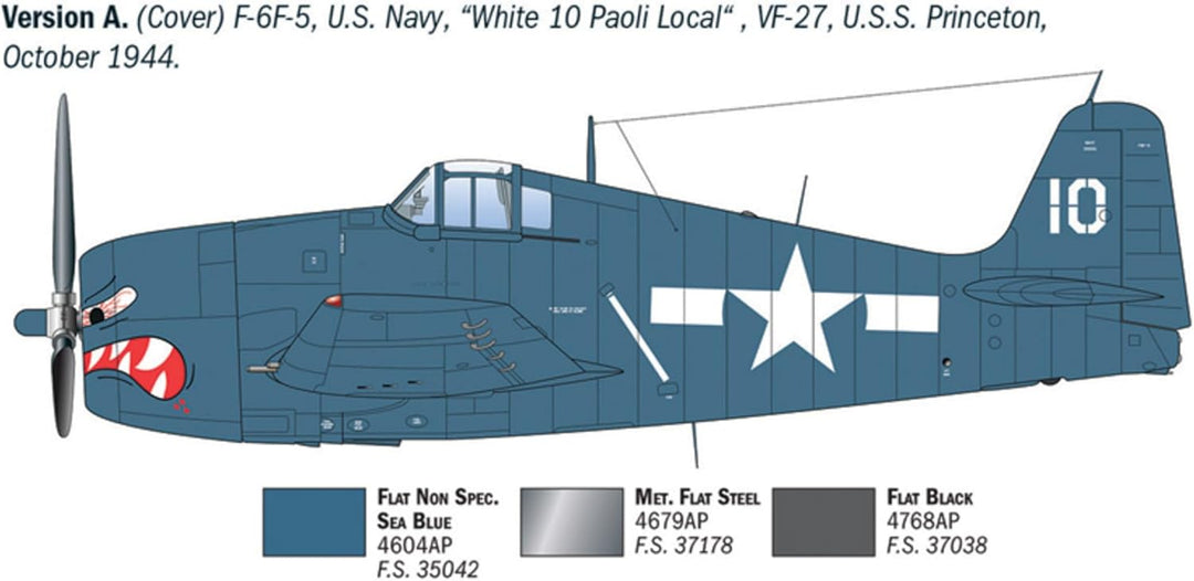 Italeri 91213 1:72 Grumman Hellcat F6 F-3 - Modellbau, Bausatz, Standmodellbau, Basteln, Hobby, Kleb