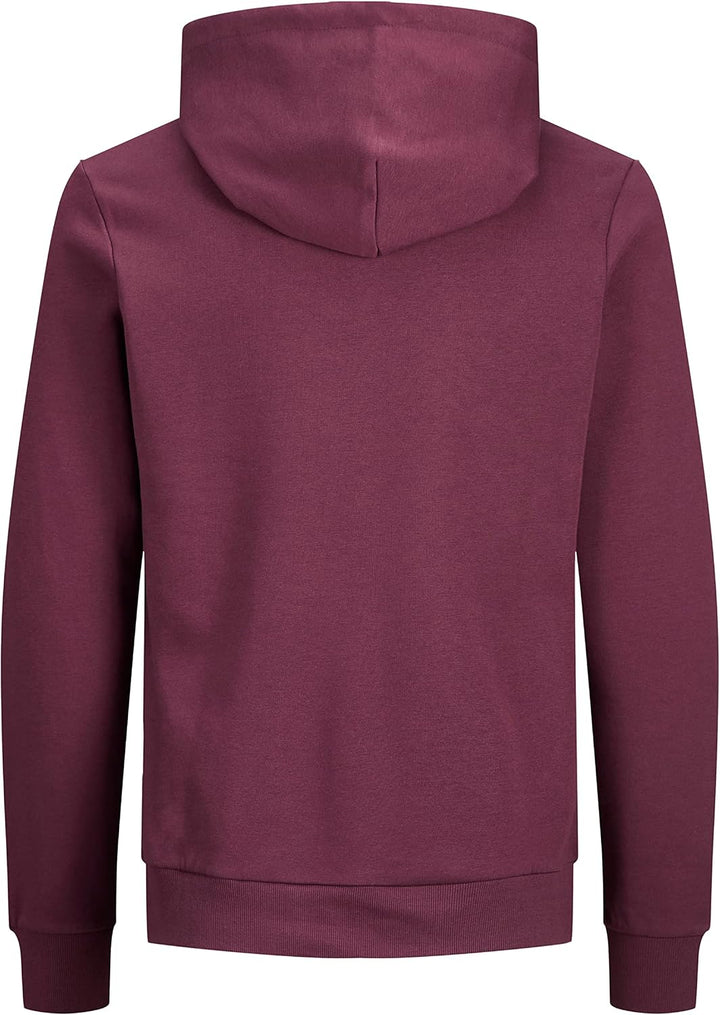 JACK & JONES Male Kapuzenpullover Logo Kapuzenpullover M Port Royale/Print White, M Port Royale/Prin