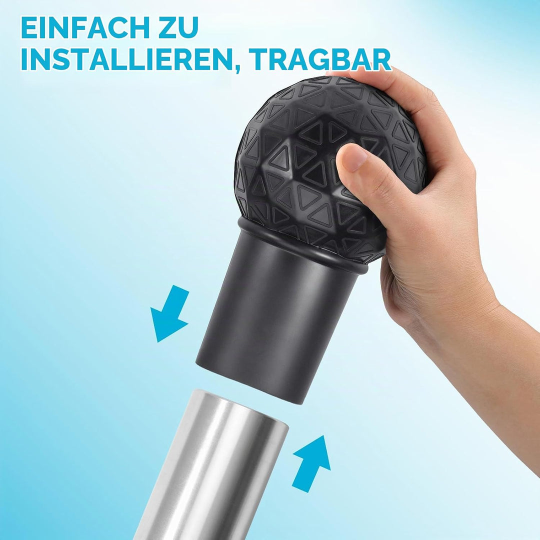 DASKING Landmine Aufsatz für Langhantel 50mm, Robuste Tragbare 360° Langhantel Landmine für Rudern,