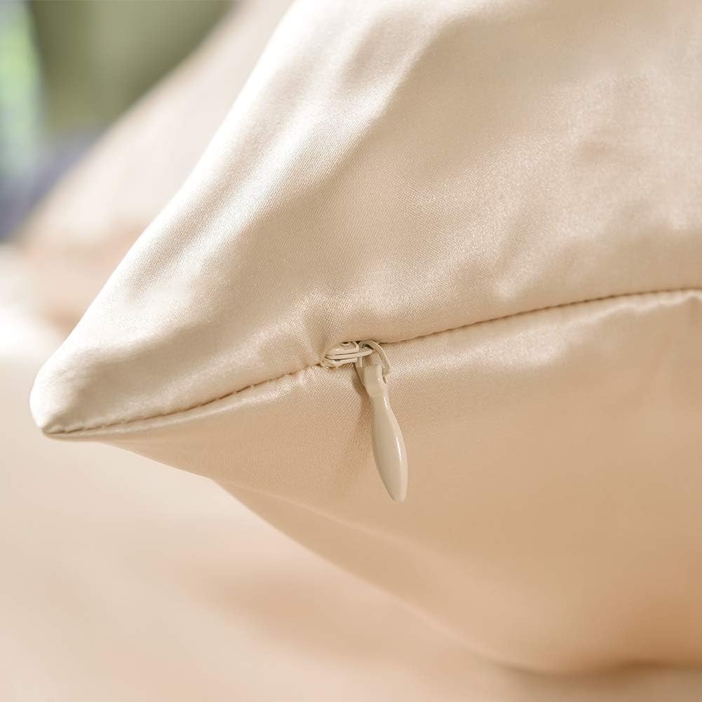 THXSILK 25 Momme Seide Kissenbezug für Haar und Haut - Maulbeerseide Kissenbezug - Hypoallergen mit