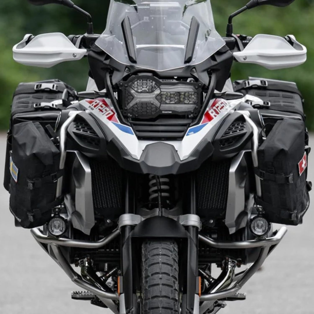 Lonerider MiniBag 6L wasserdichte Motorrad-Sturzbügeltasche – mit Hypalon MOLLE-System, Gated G-Hake