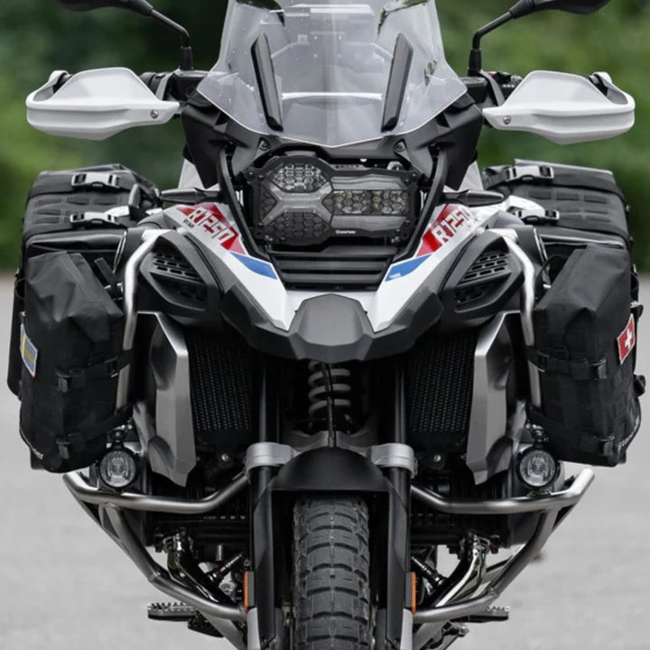 Lonerider MiniBag 6L wasserdichte Motorrad-Sturzbügeltasche – mit Hypalon MOLLE-System, Gated G-Hake