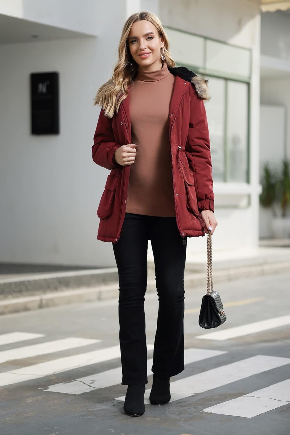 Maacie Tragejacke Umstandsjacke Umstandsmode Winter 3 In 1 Schwangerschaftsjacke Mit Babyeinsatz Ums