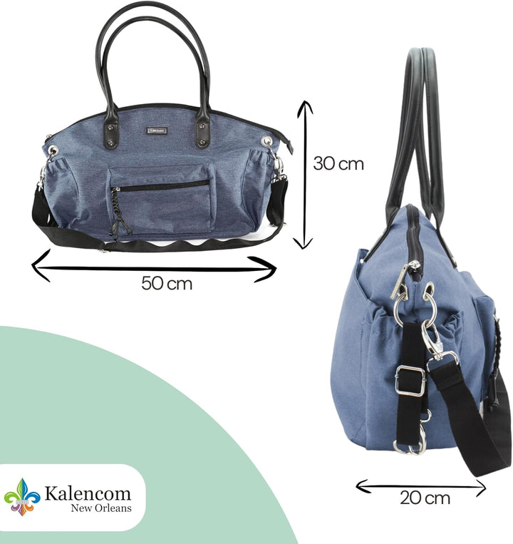 Kalencom Handtasche Umhängetasche stilvolle Baby Wickeltasche mit Wickelauflage, Aufbewahrungsbeutel
