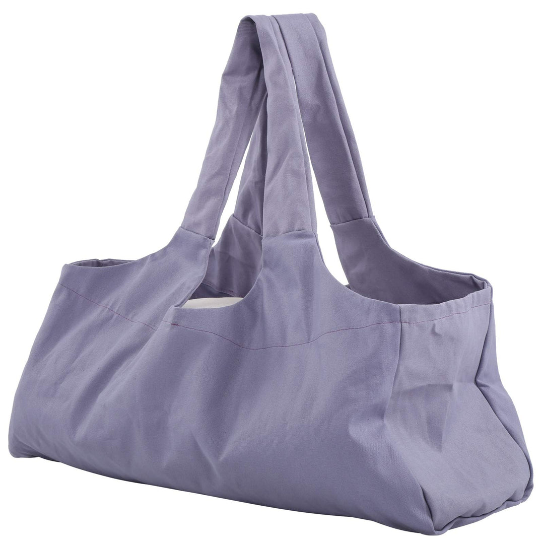 Yogatasche, Lila übergrosse Sporttasche, Wasserdicht Tragetasche für Yogamatten Canvas-Material Dame