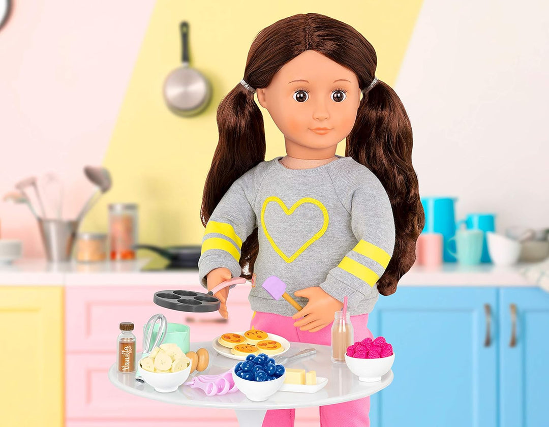 Our Generation – Wake Up to Flavor – Pfannkuchen-Frühstücksset – Essen Spielen – Kochspielzeug – 46