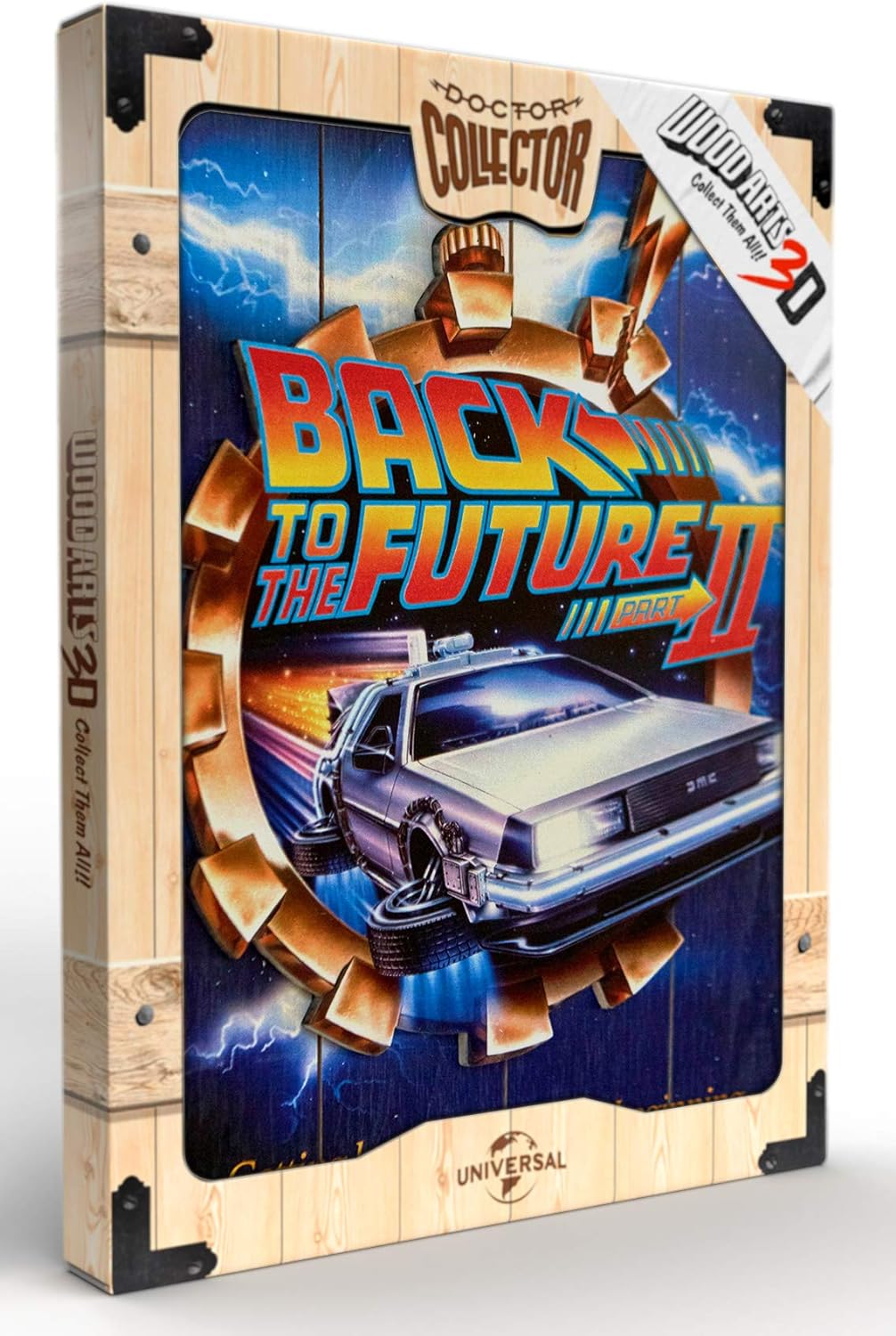 Doctor Collector Back to the future Wooden Poster 2, Mehrfarbig, One size, DCBTTF04