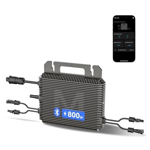 Marstek Mikrowechselrichter 800W – 230V AC 0% VAT, 16-60V DC Eingang, Solar-Wechselrichter mit WiFi