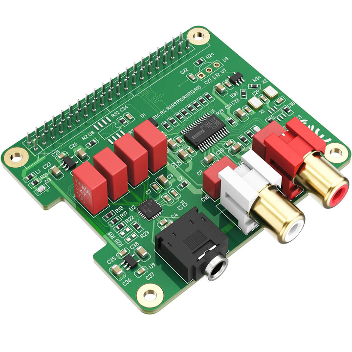 InnoMaker Raspberry Pi HiFi DAC HAT PCM5122 HiFi DAC Audio Card Expansion Board for Raspberry Pi 4 3