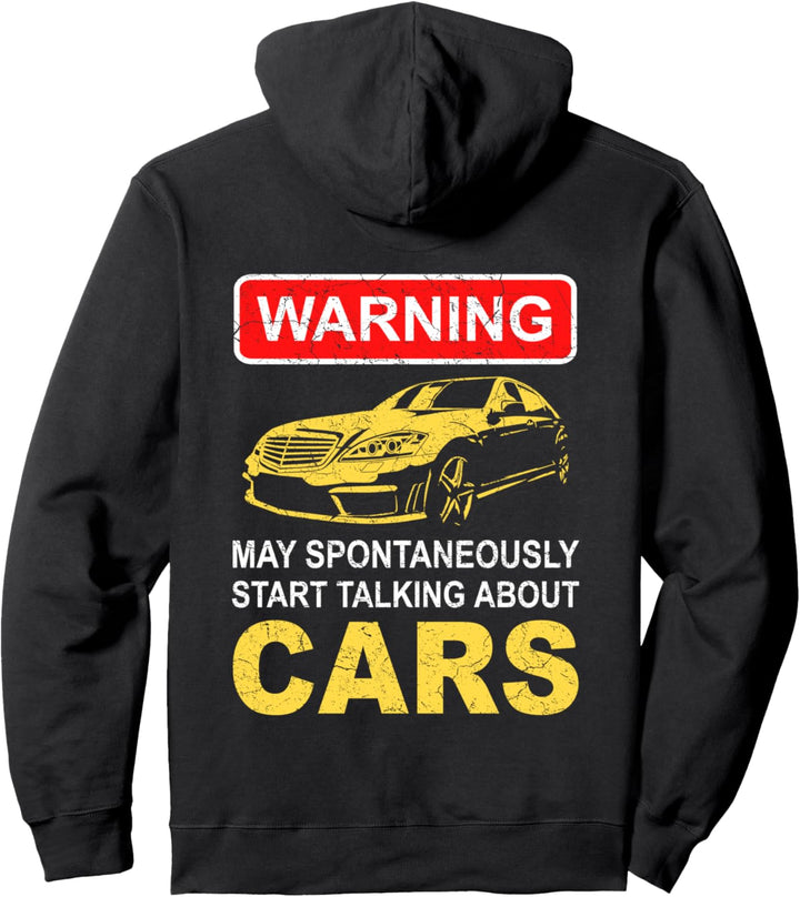 Funny Car Cars Engineer Mechanic Lovers-Men Teens Boys Pullover Hoodie