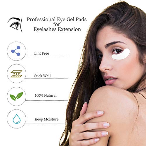 100 Paare Augenpads Wimpernpads für Wimpernverlängerung Wimpernlifting Wimpern Färben Wimpern Augen