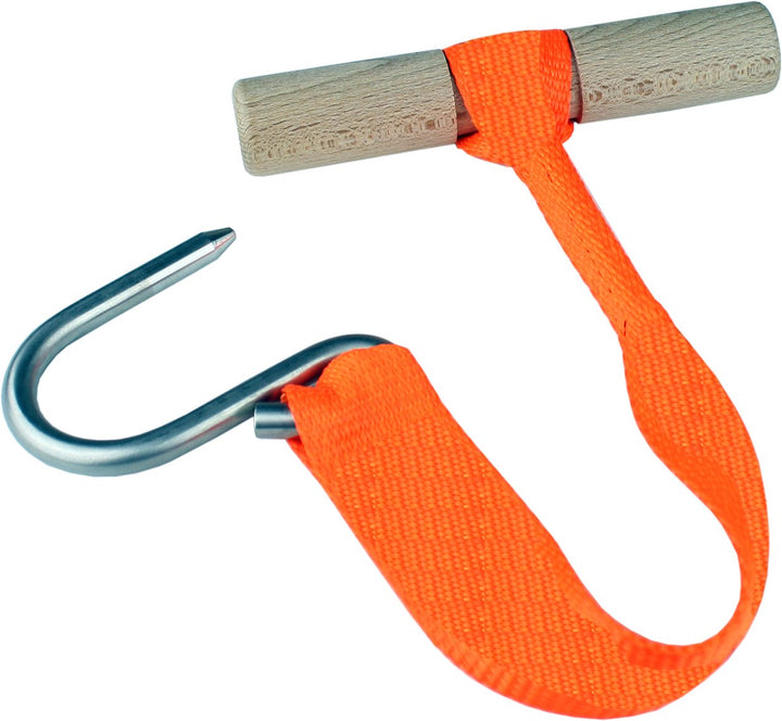 EUROHUNT Wilbergehilfe XL, Orange, Handwildberghilfe für Transport und Bergung von einer Vielzahl an