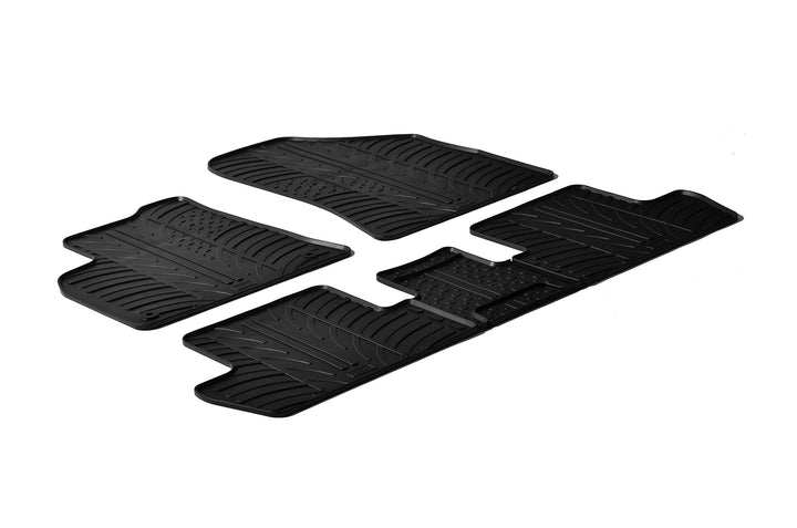 Gledring Satz Gummimatten kompatibel mit Peugeot 3008/5008 2009-2016 (T Profil 5-teilig + Montage-cl