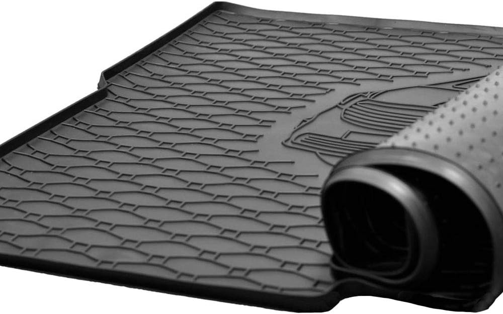 Mattenprofis Gummimatte Kofferraumwanne GKK passend für Mercedes Benz EQC ab Bj.2019, Schwarz