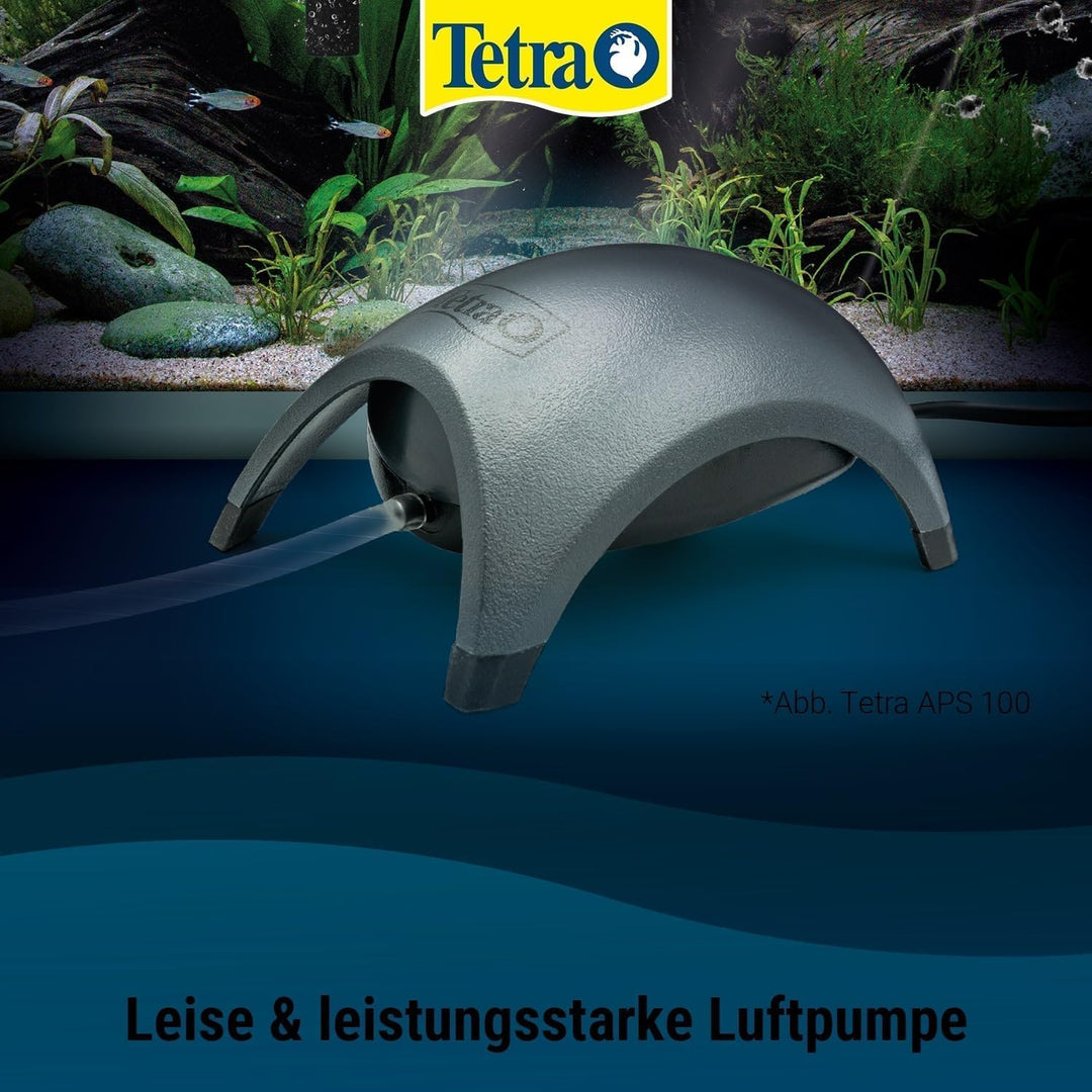 Tetra APS 400 Aquarium Luftpumpe - leise Membran-Pumpe für Aquarien von 250-600 L, schwarz Schwarz A