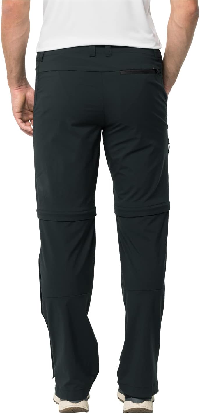 Jack Wolfskin Herren Glastal Zip Away Pants M Wanderhose, Schwarz, 50 EU