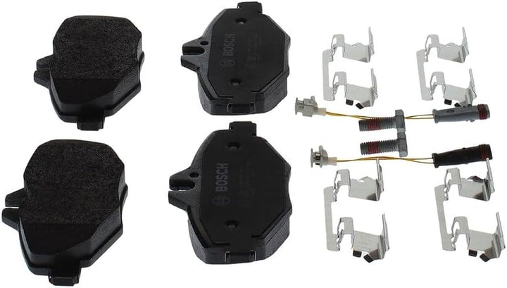Bosch BP1197 Bremsbeläge - Vorderachse - ECE-R90 Zertifizierung - vier Bremsbeläge pro Set