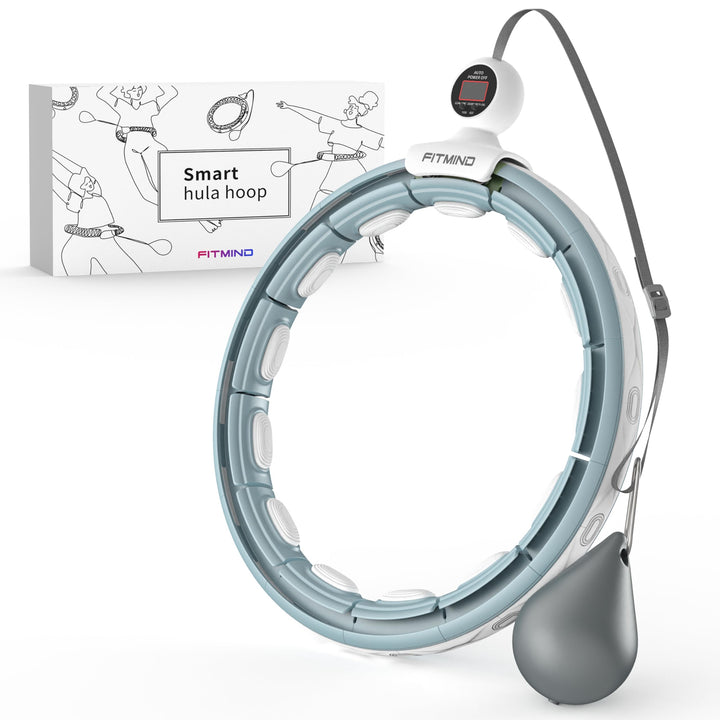 Smart Hula Hoop Reifen Erwachsene, Hula Hoop mit Gewicht Kugel, Hoola Hoop zum Abnehmen für Anfänger