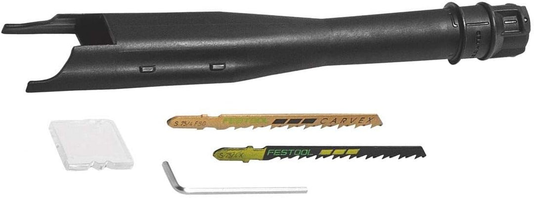 Festool Akku-Pendelstichsäge PSC 420 EB-Basic CARVEX (mit Stichsägeblatt-Set, Splitterschutz), im Sy