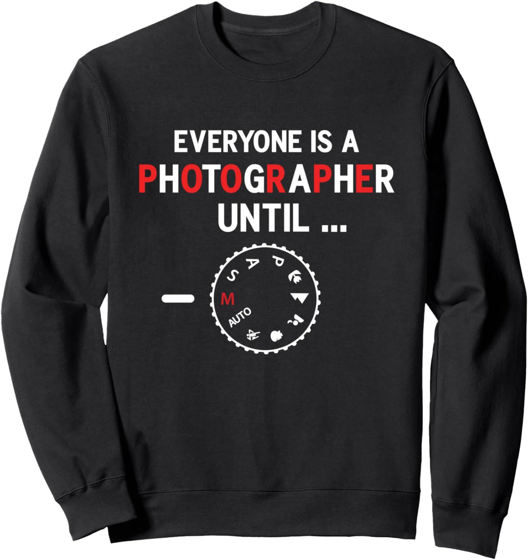 Jeder ist ein Fotograf Bis zum manuellen Modus der Sweatshirt
